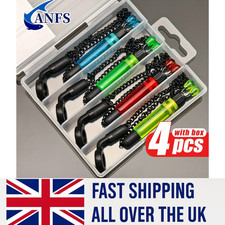 4 x Carp fishing Tackle Bobbins Bite Indicators Semi Short Chain 15cm TJRS