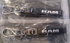 2 Genuine Leather Car Keychain For Dodge Ram 1500 2500 3500 Key Chain