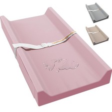 Vegan Leather Baby Changing Pad, Waterproof  Wipeable Soft Diaper Changing M...