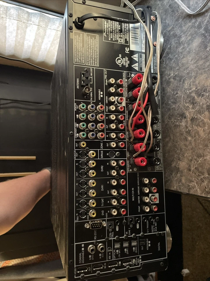 Pioneer Elite VSX-9130-TXH 7.1 Channel Home Theater Receiver/amplifier. Works. - Image 2 of 4