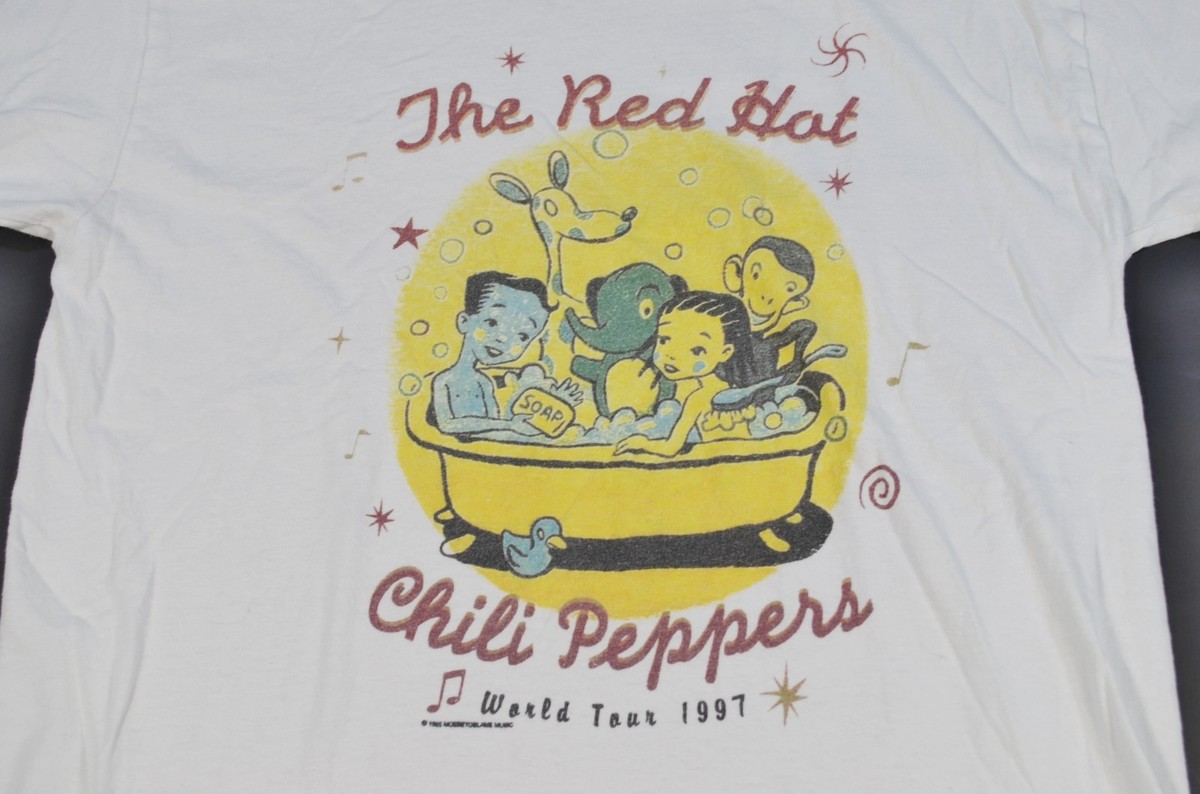 Red Hot Chili Peppers Reproduction 1997 World Tour 90's Shirt