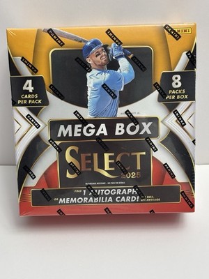 2025 Panini Select Baseball Trading Cards Mega Box