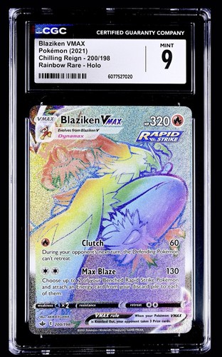 Blaziken VMAX graded CGC 9 for sale on eBay