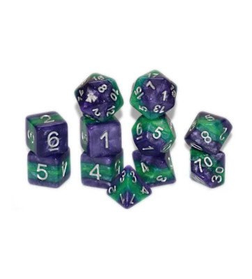 Gate Keeper Games 11 Die Set CHAOS Reality Shards Polyhedral Dice RPG