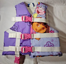 Life Jacket Vest Flotation Aid Dora The Explorer Child Size 30-50 LBS