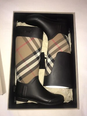 burberry clemence rain boot
