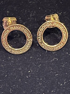 18k gold pianegonda earrings