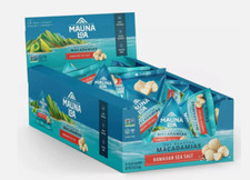 HAWAII MAUNA LOA Macadamias Nuts HAWAIIAN SEA SALT BOX 0.5oz x 24 pack
