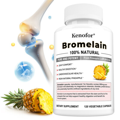 Bromoelain Supplement - Balance Blood Circulation 30 To 120 Caps
