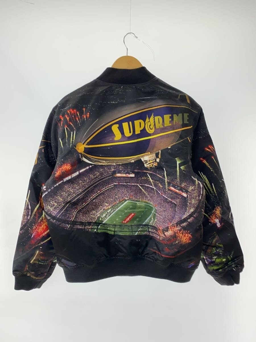 Supreme Stadium Satin Varsity Jacket M mitchell ness USED | eBay Supreme Stadium Satin Varsity Jacket M mitchell ness USED | eBay