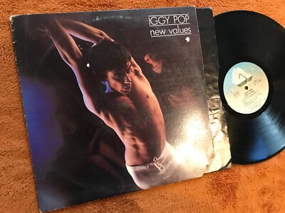 PROMO Iggy Pop New Values Original Vinyl Record LP Album AB 4237