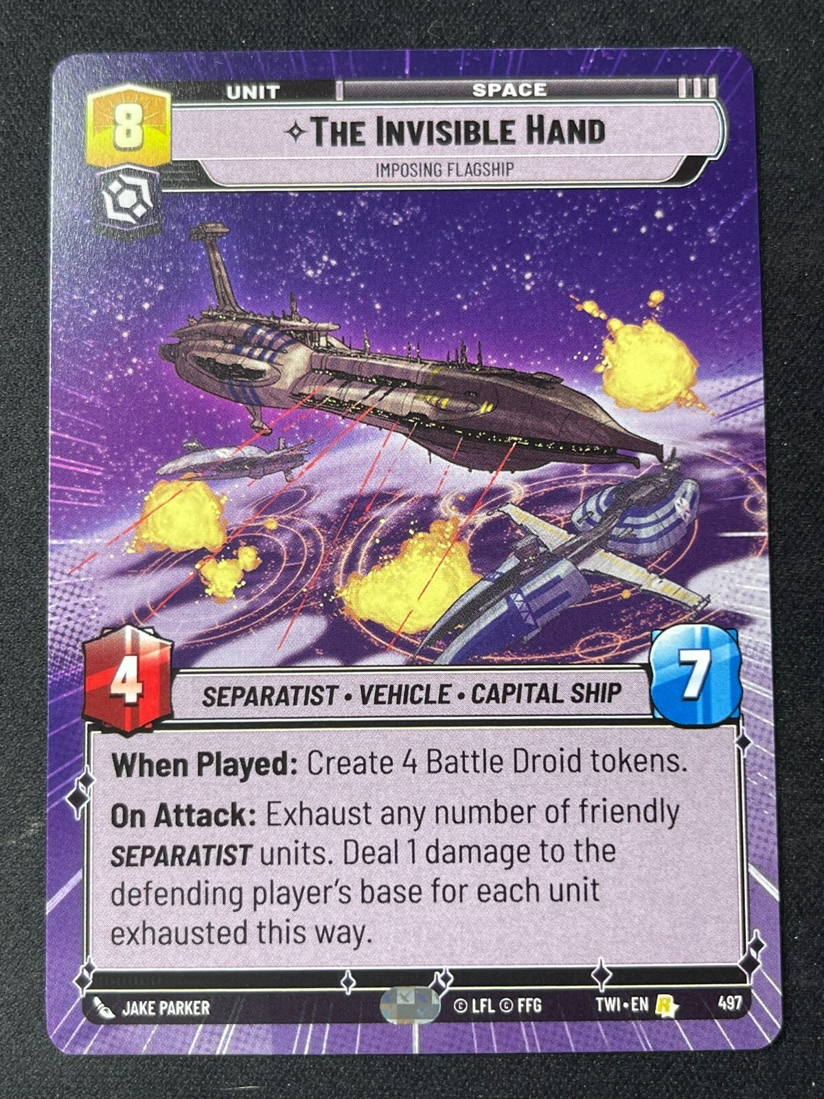 Star Wars Unlimited, Twilight of the Republic - The Invisible Hand Hyperspace