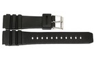 22mm Black Diver Rubber Watch Band Strap fits Casio AMW-320 AMW-330 AD-520 MD-70