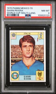 Sticker Panini – Gianni Rivera – World Cup Story – Neuf