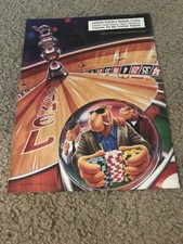 Vintage 1996 JOE CAMEL LIGHTS CIGARETTES Print Ad 1990s CASINO ROULETTE TABLE