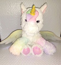 Barbie Dreamtopia PEGASUS Sounds Light Up Horn Shiny Wings Rainbow Legs Plush