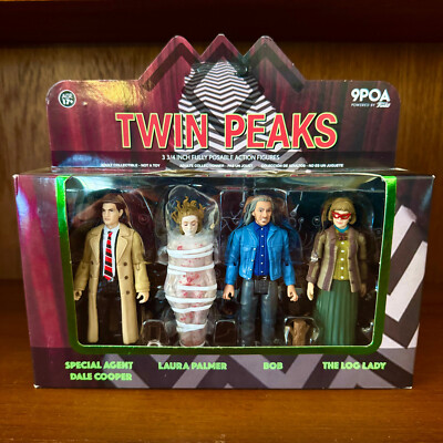 Twin Peaks Action Figures 4 Pack Sealed Unpunched David Lynch