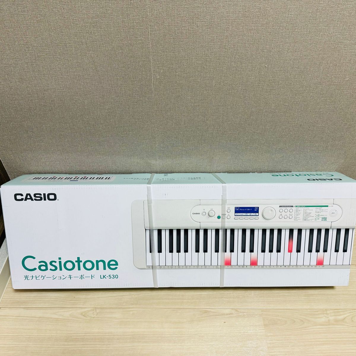 CASIO LK-530 Light navigation keyboard 61key White Electronic