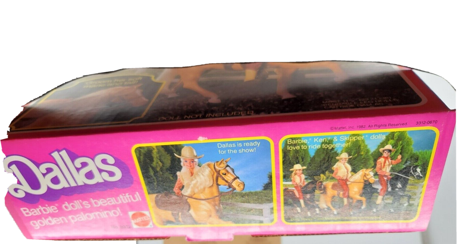 Vintage 1980 Mattel Barbie Dallas Palamino Cheval Neuf En Original Boîte # 3312 | eBay