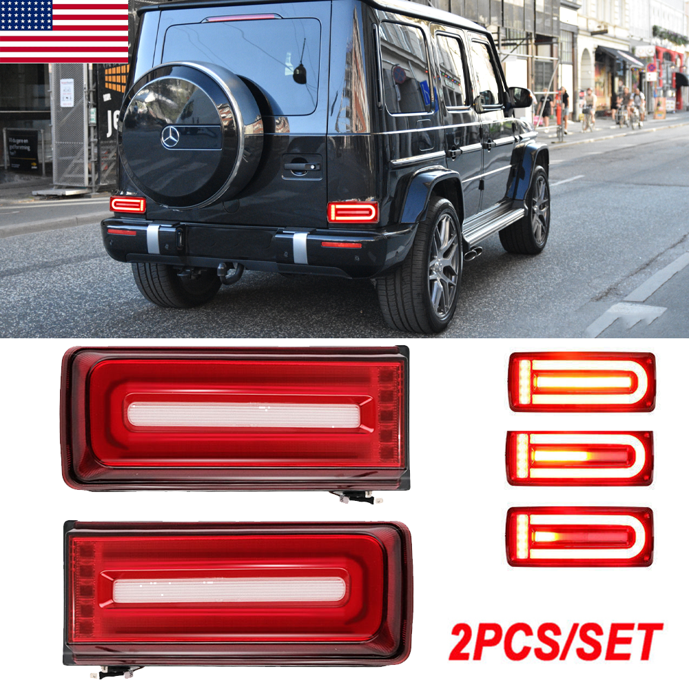 LED Tail Lights W464 Style For Mercedes Benz 08-18 W463 G-Class