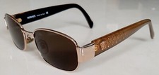 Rare Vintage 90's Versace Medusa Designer Sunglasses. X75 030/460. Brown Lenses 