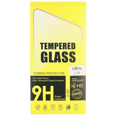 Apple iPhone 14 Pro tempered glass screen protector cover