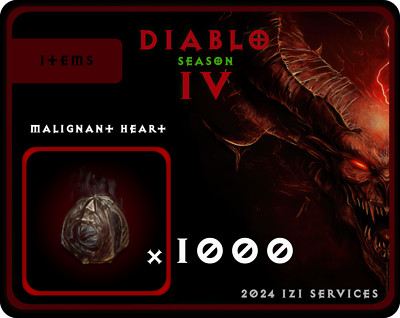 Diablo 4 Season 11 NEW SEASON 1000x Maligant Hearth Vessel of Hatred