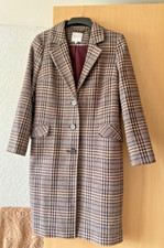 Debenhams Principles Petite Check City Coat Size 14