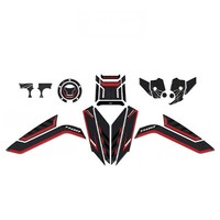 Komplett-Set Aufkleber Motorrad Im Gel 3D Kompatibel Honda Africa Twin 1100 L Ab