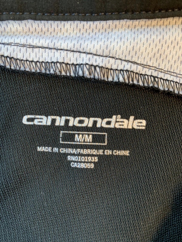 Pantalones Cortos de Ciclismo Cannondale Para Hombre Medianos Negros Gris Shell Athleisure Elastizados Foto 4 de 4