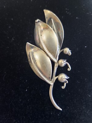 Vintage ANTON MICHELSEN GERTRUD ENGEL DENMARK STERLING PIN