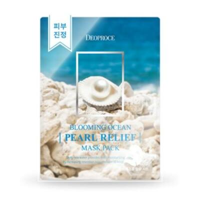 Deoproce Blooming Ocean Pearl Relief Mask Pack 25g*5ea - FREE SHIPPING