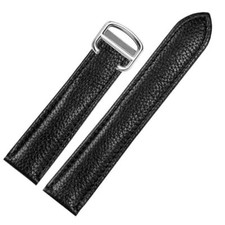 17/20/22/23/25mm Genuine Leather For Cartier TANK SOLO Bracelet Strap Watch Band