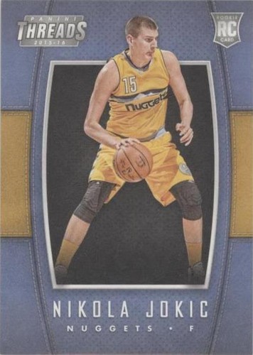 Nikola Jokic Rookie Card 2015-16 Panini Prizm Purple (pop 13) #335