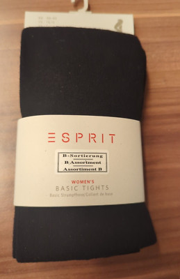 Esprit Cotton Feeling Damen Strumpfhose schwarz