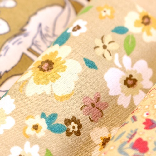 100 Sewing Brown Cotton Floral Quilting Fabric Squares Scraps Bundle Craft Diy - Picture 5 of 8