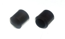 24 X Rubber Flo0R Protection Chair Ferrule Black 19mm 3/4&Quot; | Onestopdiy New