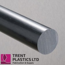 Black HDPE Rod – Round Bar Cut to Size Plastic PE300 Polyethylene High Density