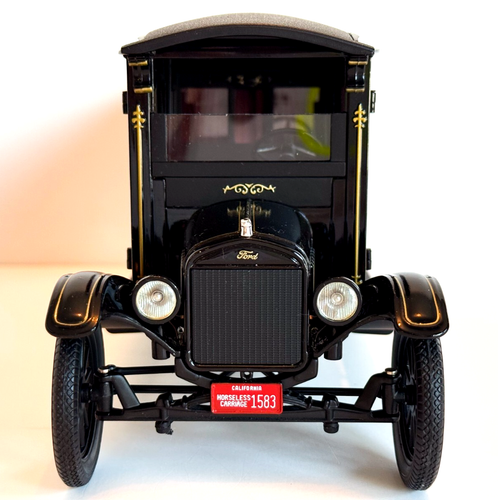 MINT! Sunset Coach 1:18 1921 Ford Model T Hearse, Casket, Cart, Crank! - Picture 11 of 24