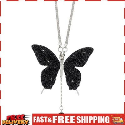 Bling Butterfly Diamond Car Accessories Diamond Car Hanging Ornament for Women S