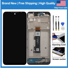 For Motorola Moto G Play 2023 XT2271 XT2271-5 Frame LCD Touch Screen Digitizer