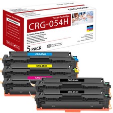 5PK CRG 054 054H Toner for Canon Color ImageClass MF641cw Toner With New Chip