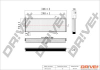 Dr!ve+ DP1110.12.0168 Filter FüR Innenraumluft FüR Audi, Lamborghini, VW