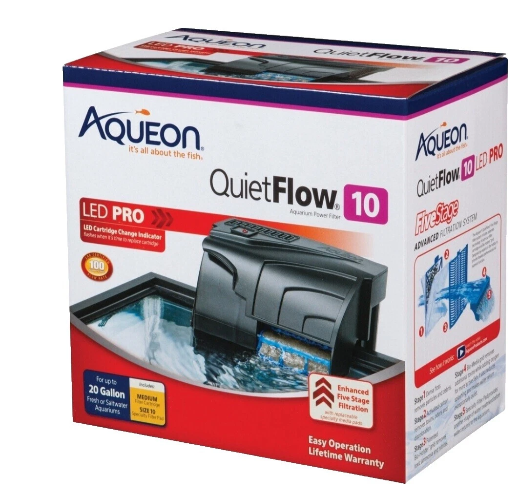 Aqueon All Water Types Aquarium Power Filters