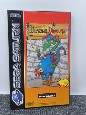 Blazing Dragons Sega Saturn *OVP* Sealed neu! rar!