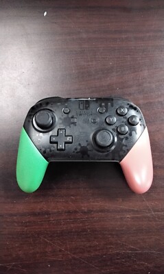 Nintendo Splatoon 2 Wireless Controller (HACAFSSKB) Pink and Green