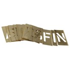 Stencils L2LB Ensemble De Laiton Emboîtement Stencils - Lettres