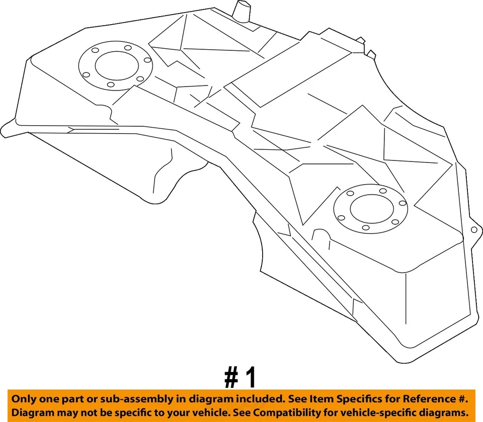 Used Fuel Tank fits: 2016 Infiniti QX50 from 04/01/15 Grade A Foto 4 de 4