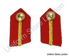 Ringkragen General's Clip-On Kragen Flicken Rot Gold Russland Zopf L2 0.6cm R860
