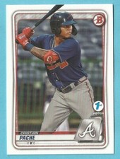 2020 Bowman First Edition Baseball Christian Pache Rookie Prospect Braves